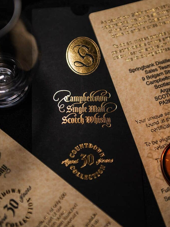 Springbank 30 Year Old Countdown Collection 2025 Release Campbeltown Single Malt Scotch Whisky 700mL