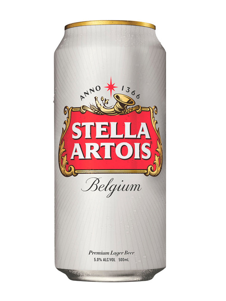 Stella Artois Lager Beer Case 24 x 500mL Cans