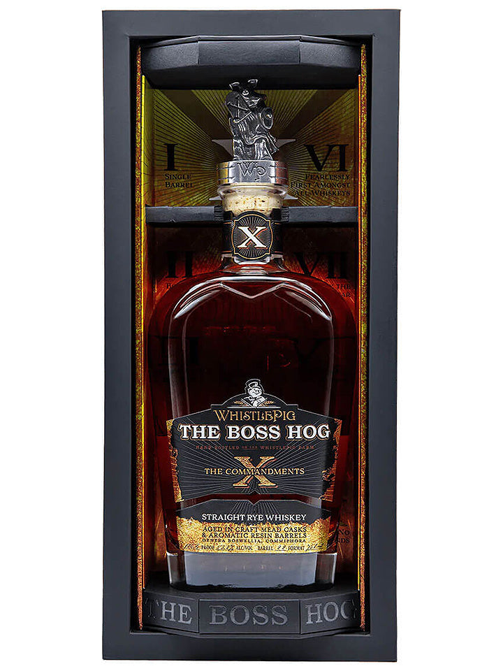 Whistlepig The Boss Hog X The Commandments Barrel Strength Straight Rye Whiskey 750mL