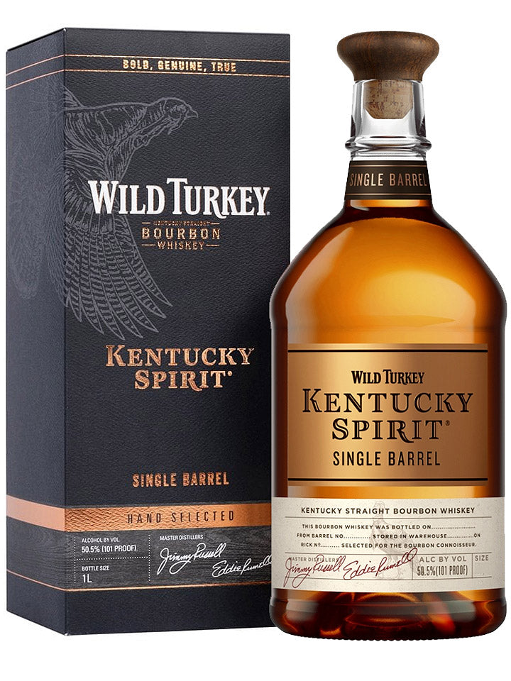 Wild Turkey Kentucky Spirit Single Barrel Kentucky Straight Bourbon Whiskey 1L