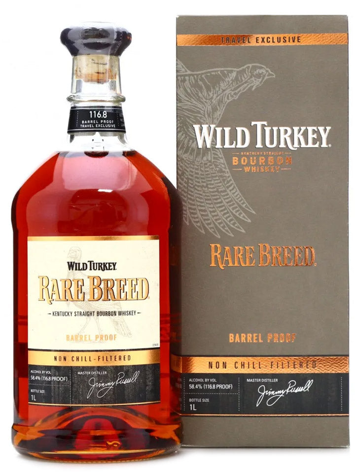 Wild Turkey Rare Breed Barrel Proof Non-Chill Filtered Kentucky Straight Bourbon 1L