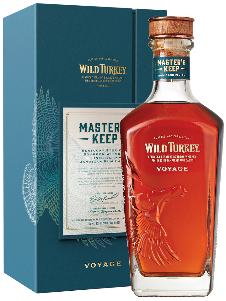 Wild Turkey Master's Keep Voyage Jamaican Rum Cask Finish Straight Kentucky Bourbon Whiskey 750mL