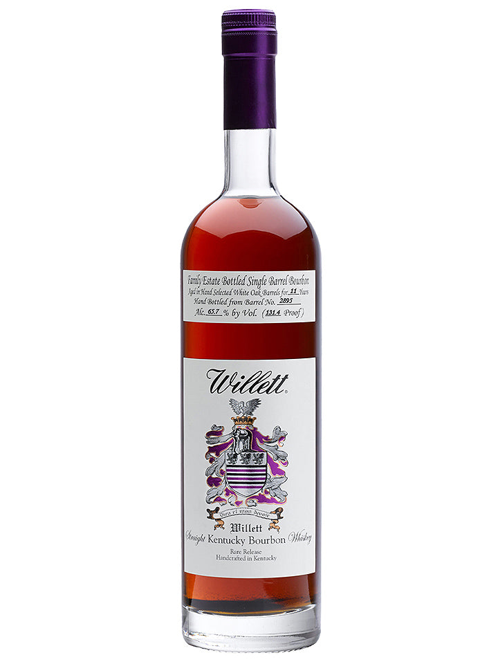 Willett Family Estate 11 Year Old Single Barrel 65.7% 2895 Cask Strength Straight Kentucky Bourbon Whiskey 750mL