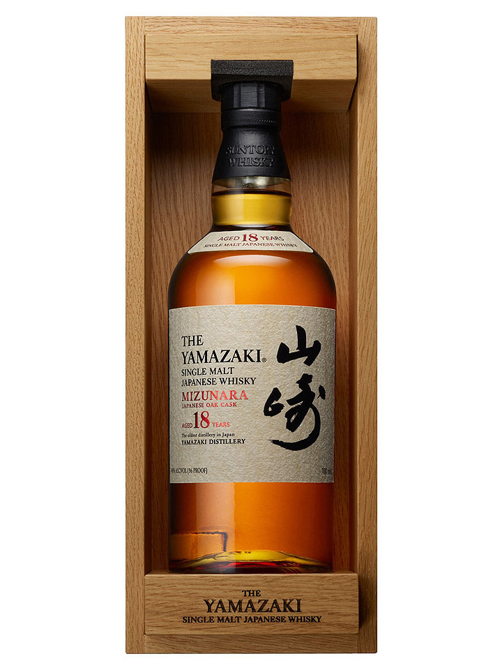 Yamazaki 18 Year Old Mizunara 2025 Release Single Malt Japanese Whisky 700mL
