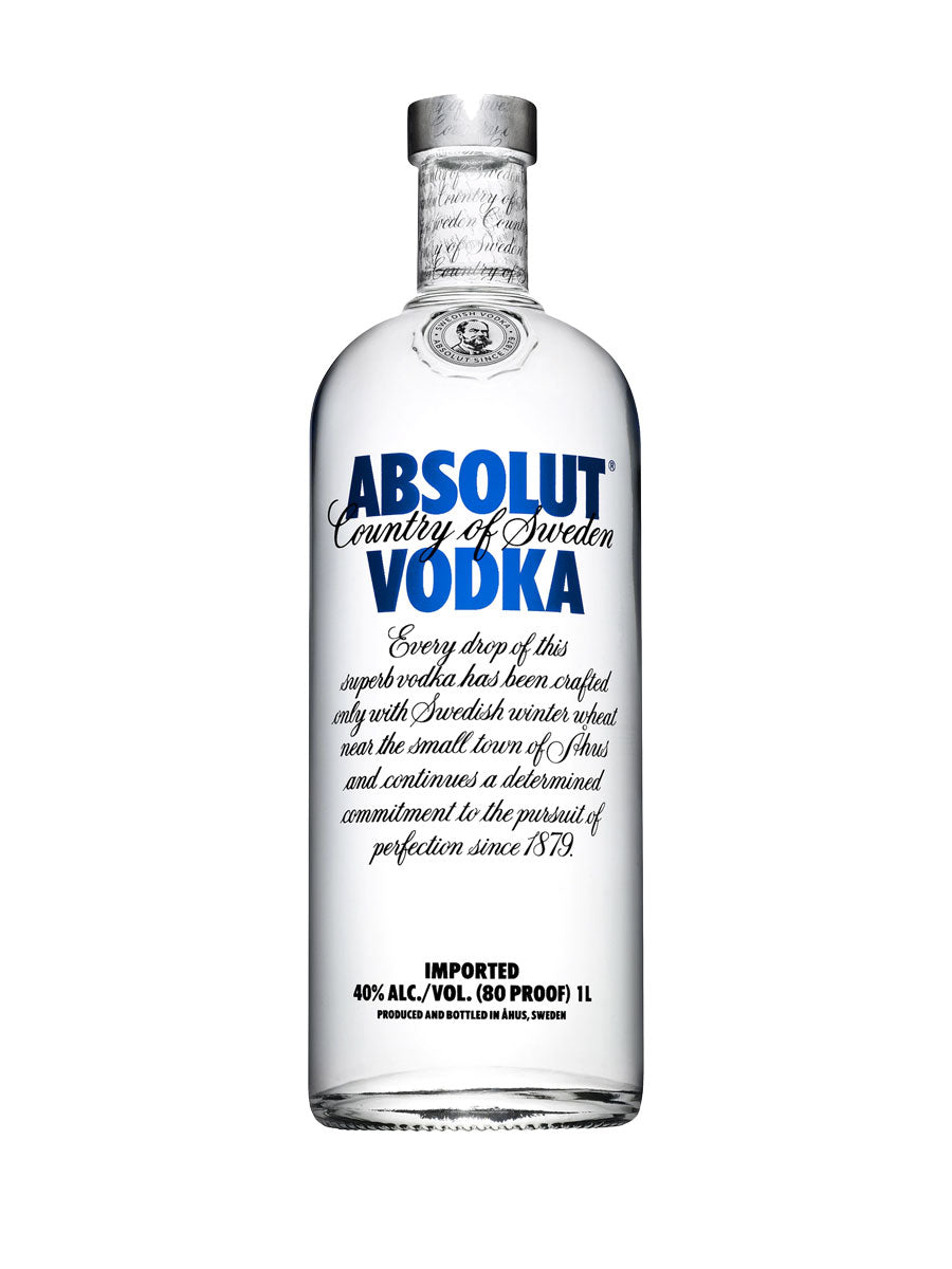 Absolut Swedish Vodka 1L