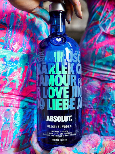 Absolut Drop Of Love 2018 Limited Edition Swedish Vodka 1L