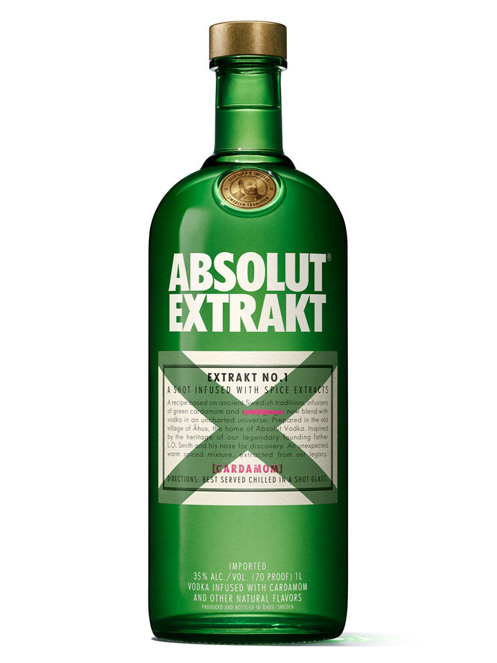 Absolut Extrakt No.1 Limited Edition Cardamom Flavoured Vodka 700mL