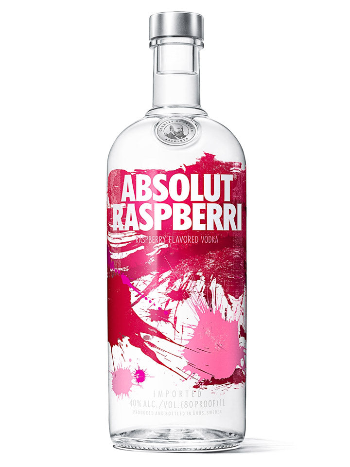 Absolut Raspberri Raspberry Flavoured Swedish Vodka 1L