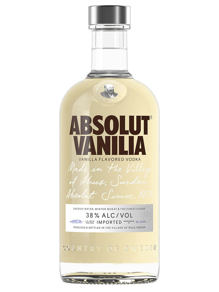 Absolut Vanilla Flavoured Swedish Vodka 1L