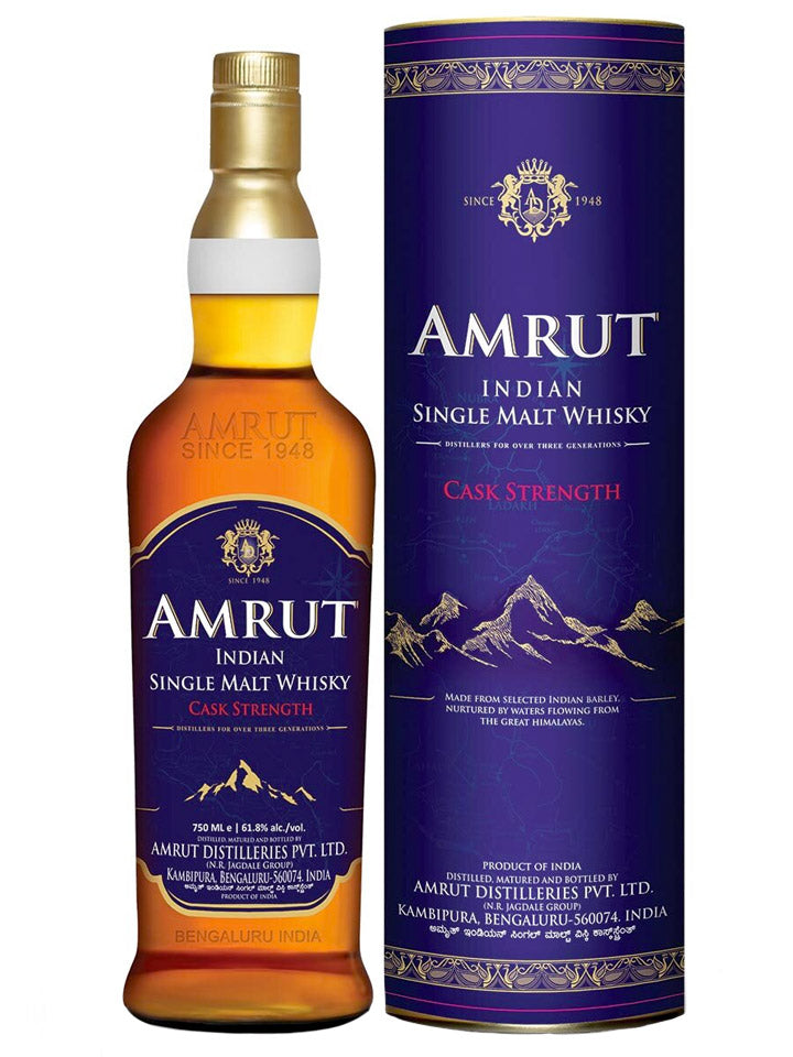 Amrut Cask Strength Single Malt Indian Whisky 700mL
