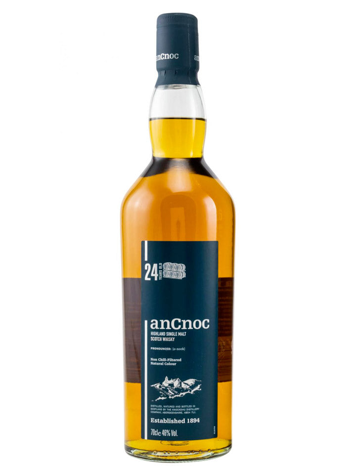 AnCnoc 24 Year Old Single Malt Scotch Whisky 700mL