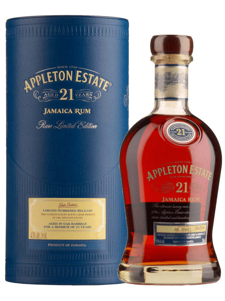 Appleton Estate 21 Year Old Rare Limited Edition Jamaican Rum 700mL