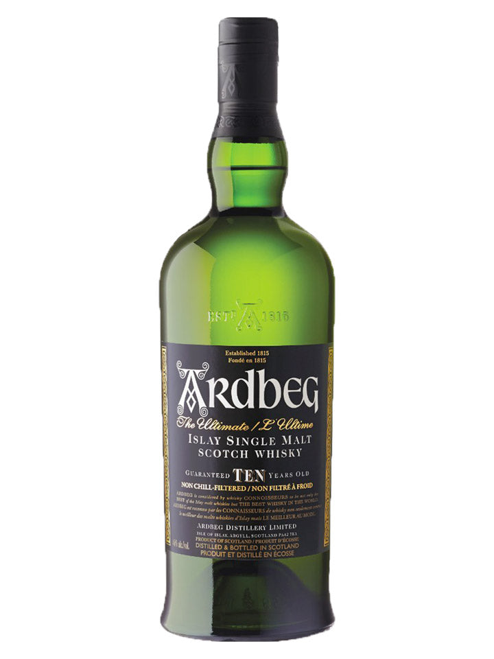 Ardbeg 10 Year Old Islay Single Malt Scotch Whisky 1L