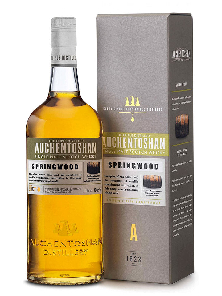Auchentoshan Springwood Single Malt Scotch Whisky 1L