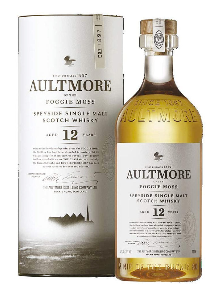 Aultmore 12 Year Old Single Malt Scotch Whisky 700mL