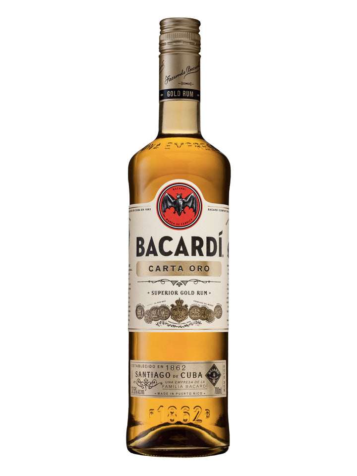Bacardi Carta Oro Superior Gold Rum 700mL