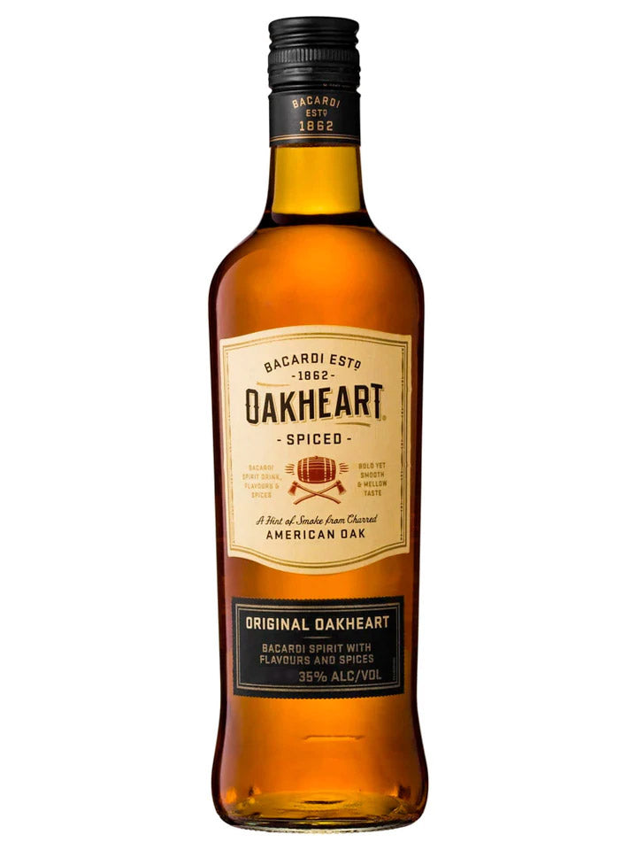 Bacardi Oakheart Spiced Rum 1L