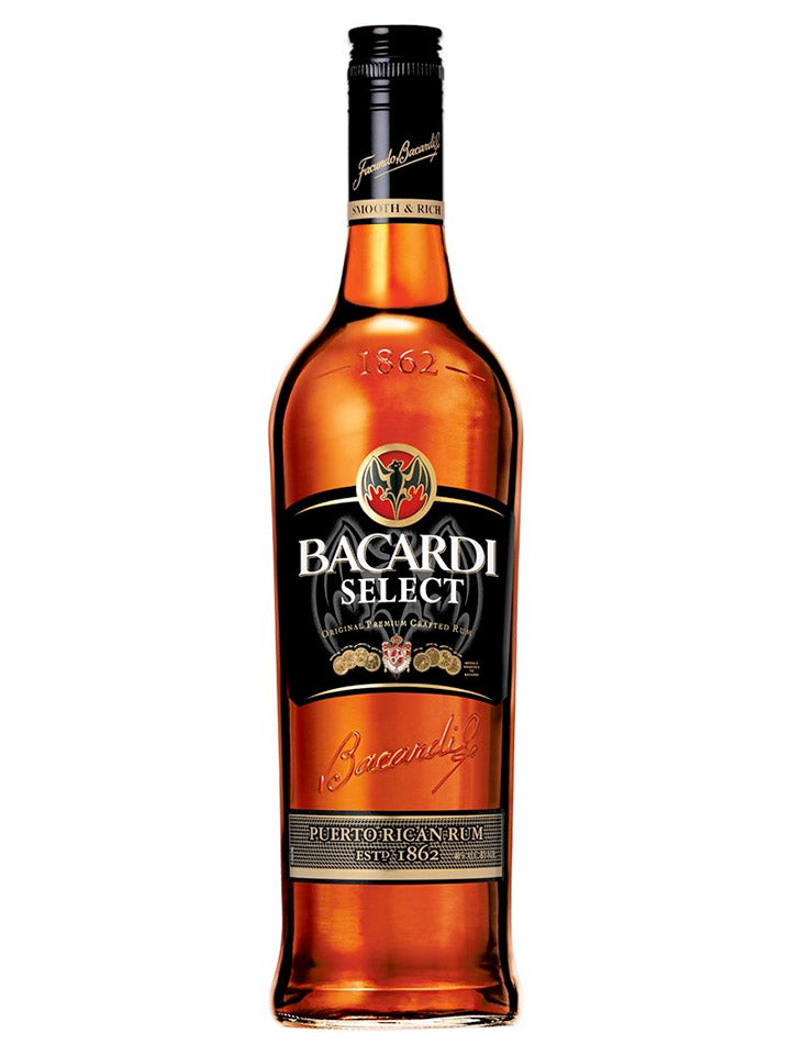 Bacardi Select Black Puerto Rican Dark Rum 1L
