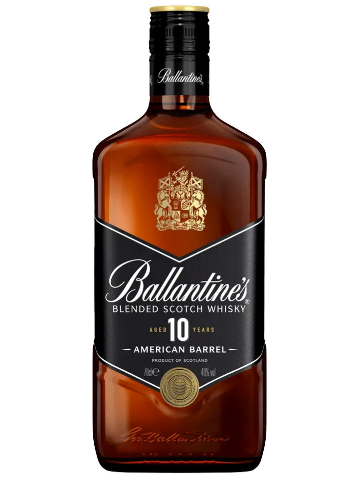 Ballantines 10 Year Old American Barrel Blended Scotch Whisky 700mL