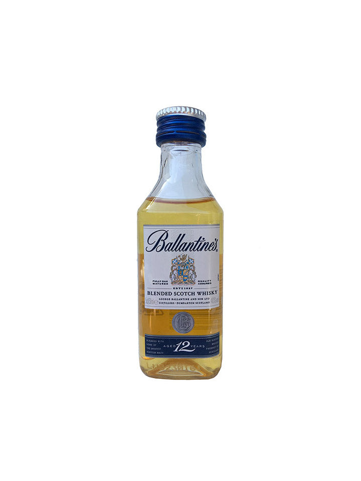 Ballantines 12 Year Old Blended Scotch Whisky Miniature 50mL