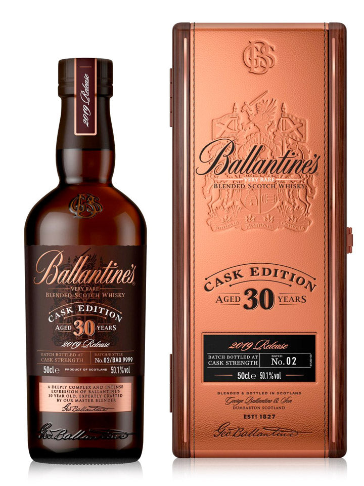 Ballantines 30 Year Old Cask Strength Edition Blended Scotch Whisky 500mL