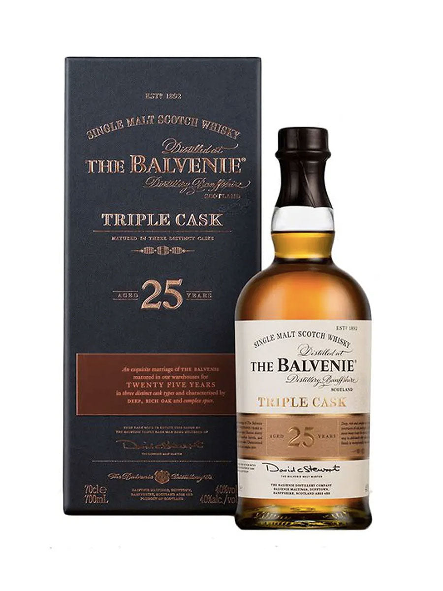 Balvenie Triple Cask 25 Year Old Single Malt Scotch Whisky 700mL
