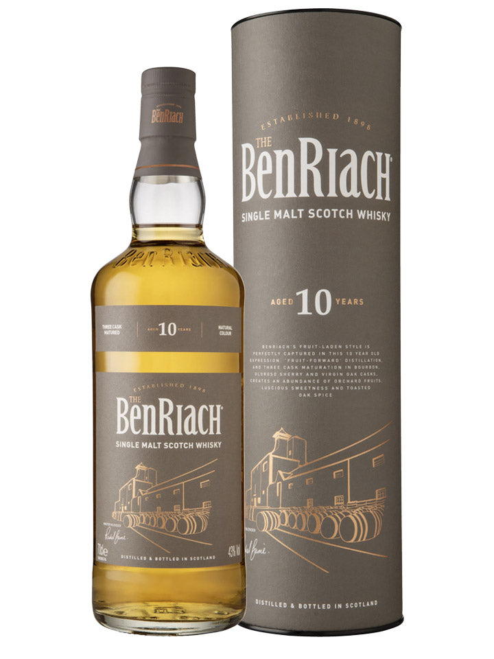 Benriach 10 Year Old Single Malt Scotch Whisky 700mL