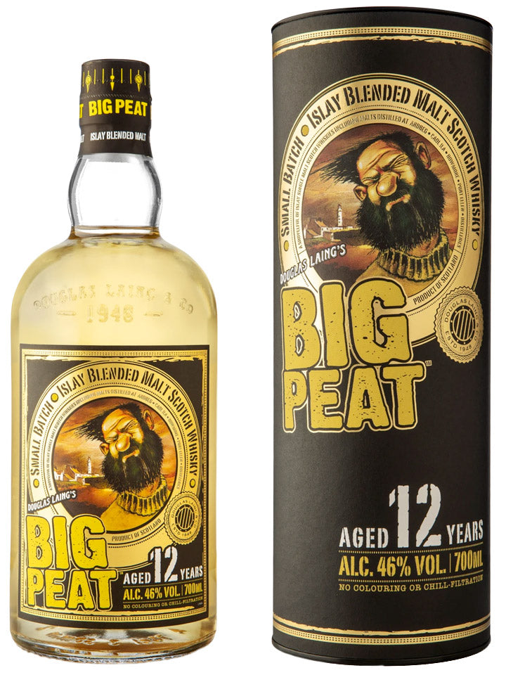 Big Peat 12 Year Old Islay Blended Malt Scotch Whisky 700mL