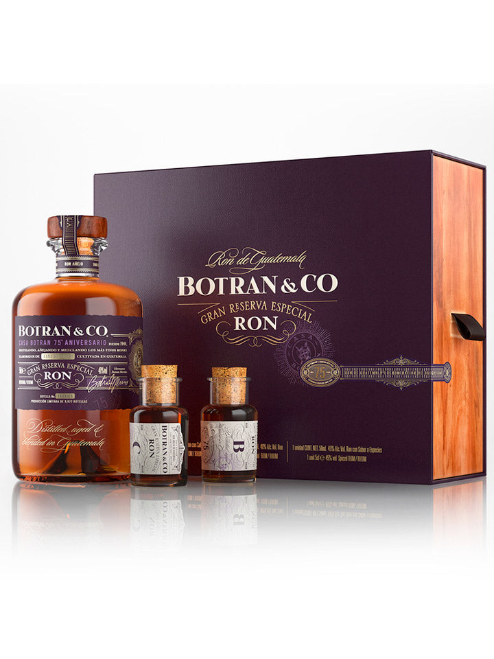 Botran & Co Gran Reserva Especial Ron 75th Anniversary Gift Pack 500mL + 2 x 50mL Samples