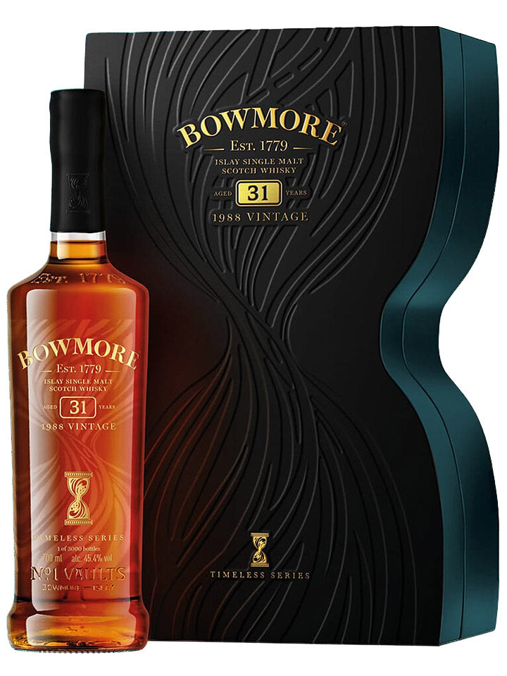 Bowmore 31 Year Old Timeless 1988 Vintage Cask Strength Single Malt Scotch Whisky 700mL