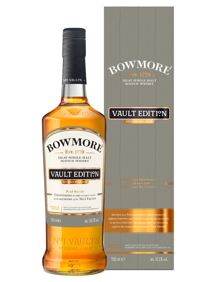 Bowmore Vault Edition Second Release Peat Smoke Single Malt Scotch Whisky 700mL