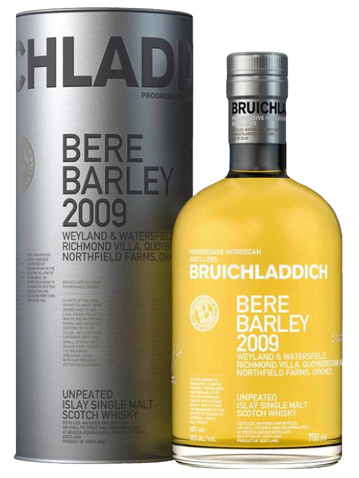 Bruichladdich Bere Barley 2009 Single Malt Scotch Whisky 700mL