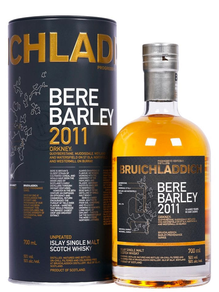 Bruichladdich Bere Barley 2011 Single Malt Scotch Whisky 700mL