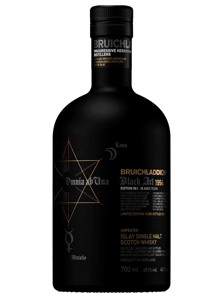 Bruichladdich Black Art 8.1 26 Year Old Islay Single Malt Scotch Whisky 700mL