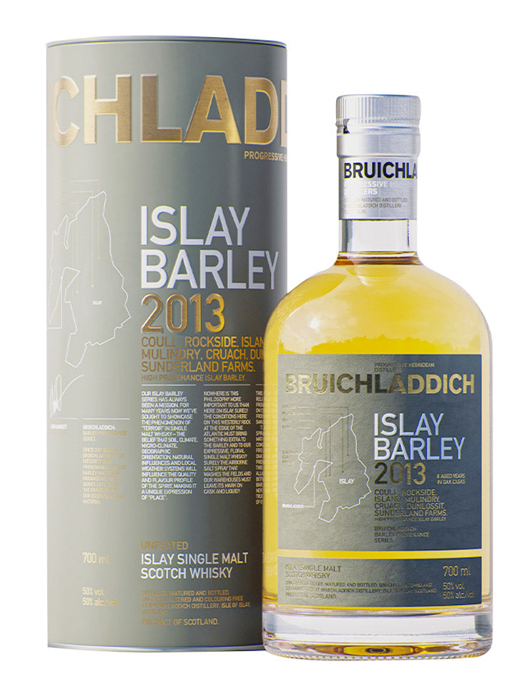 Bruichladdich Islay Barley 2013 Unpeated Single Malt Scotch Whisky 700mL