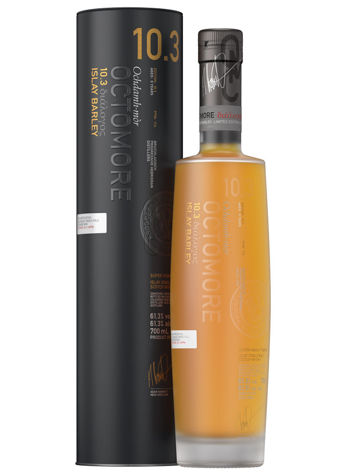 Bruichladdich Octomore 10.3 Islay Single Malt Scotch Whisky 700mL