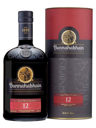 Bunnahabhain 12 Year Old Islay Single Malt Scotch Whisky 700mL