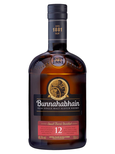Bunnahabhain 12 Year Old Islay Single Malt Scotch Whisky 700mL