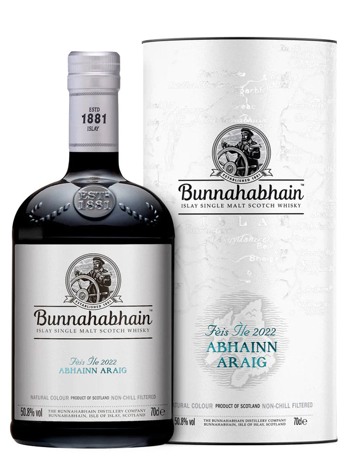 Bunnahabhain Abhainn Araig Fèis Ìle 2022 Single Malt Scotch Whisky 700mL