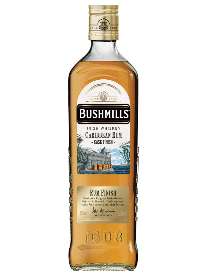 Bushmills Caribbean Rum Cask Finish Blended Irish Whiskey 700mL