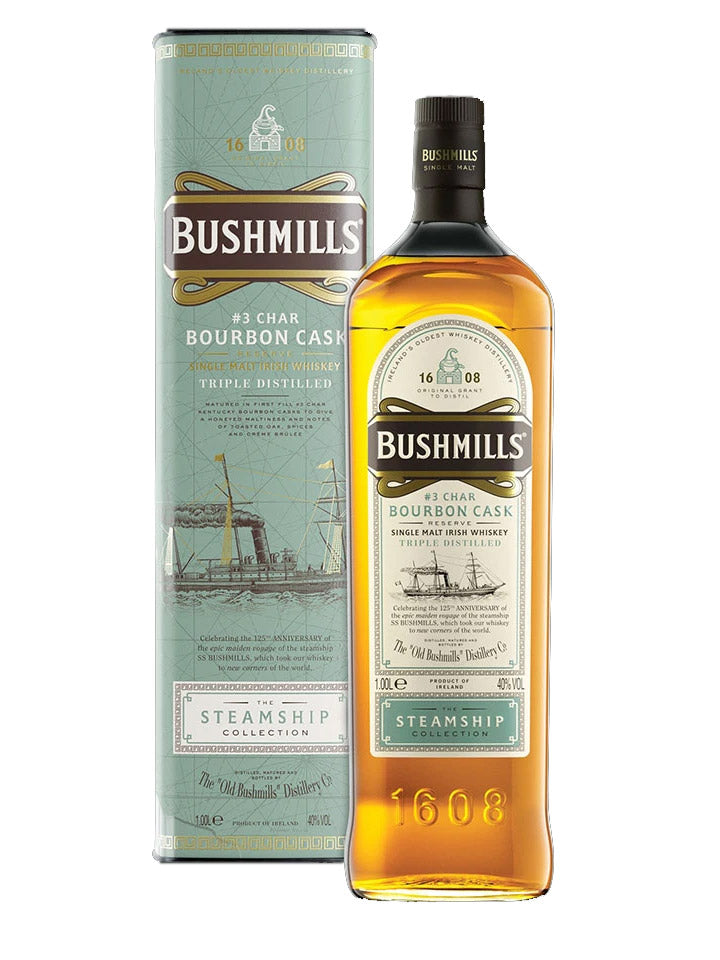 Bushmills Steamship Bourbon Cask Reserve Single Malt Irish Whiskey 1L