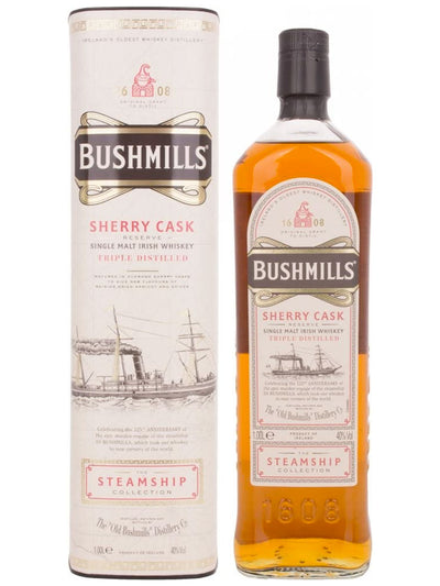 Bushmills Steamship Sherry Cask Reserve Single Malt Irish Whiskey 1L
