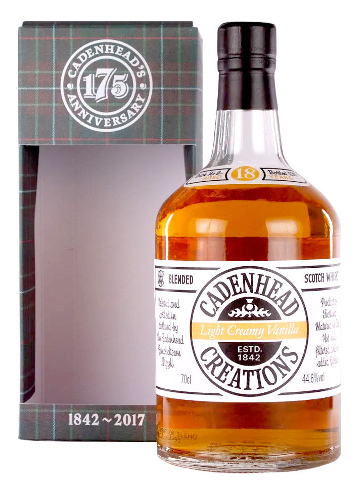 Cadenhead Creations 18 Year Old Light Creamy Vanilla Blended Scotch Whisky 700mL