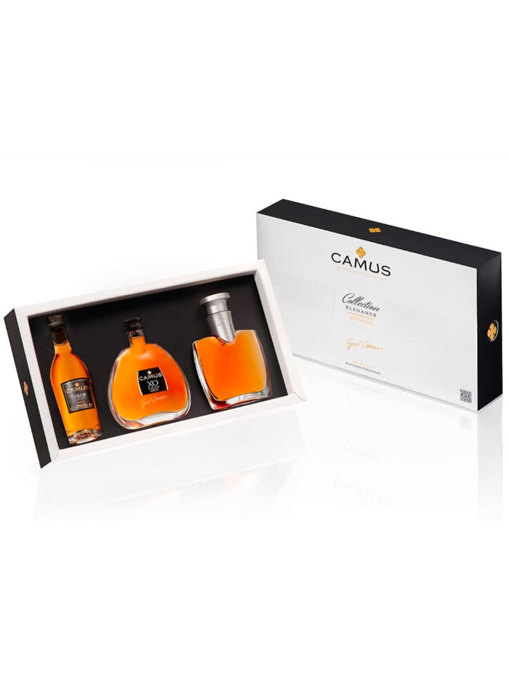 Camus Elegance Collection Miniature Set VSOP/XO/EXTRA Cognac 3 x