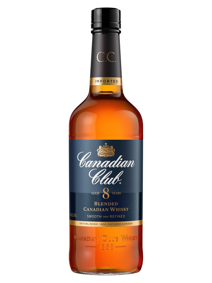 Canadian Club 8 Year Old Blended Canadian Whisky 700mL