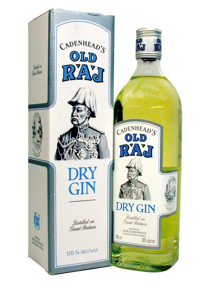 Cadenhead's Old Raj 55% Dry Gin With Gift Box 700mL