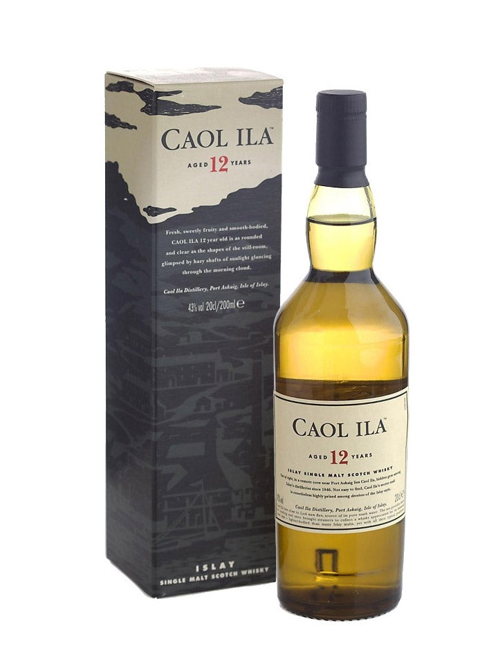 Caol Ila 12 Year Old Single Malt Scotch Whisky Miniature 200mL