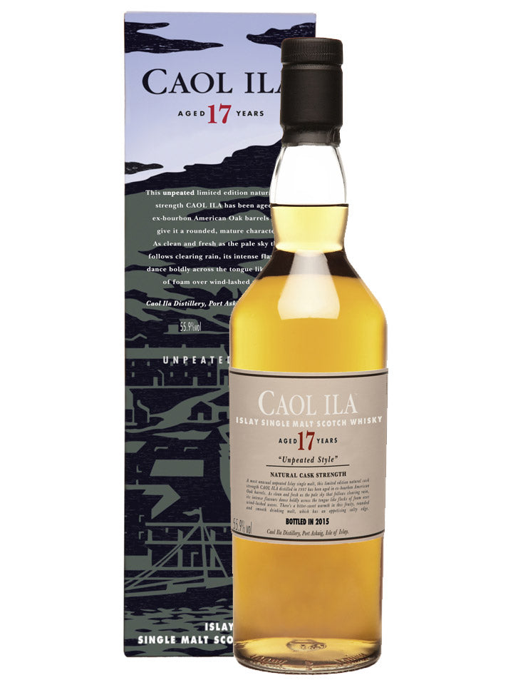 Caol Ila 17 Year Old Unpeated 2015 Cask Strength Single Malt Scotch Whisky 700mL