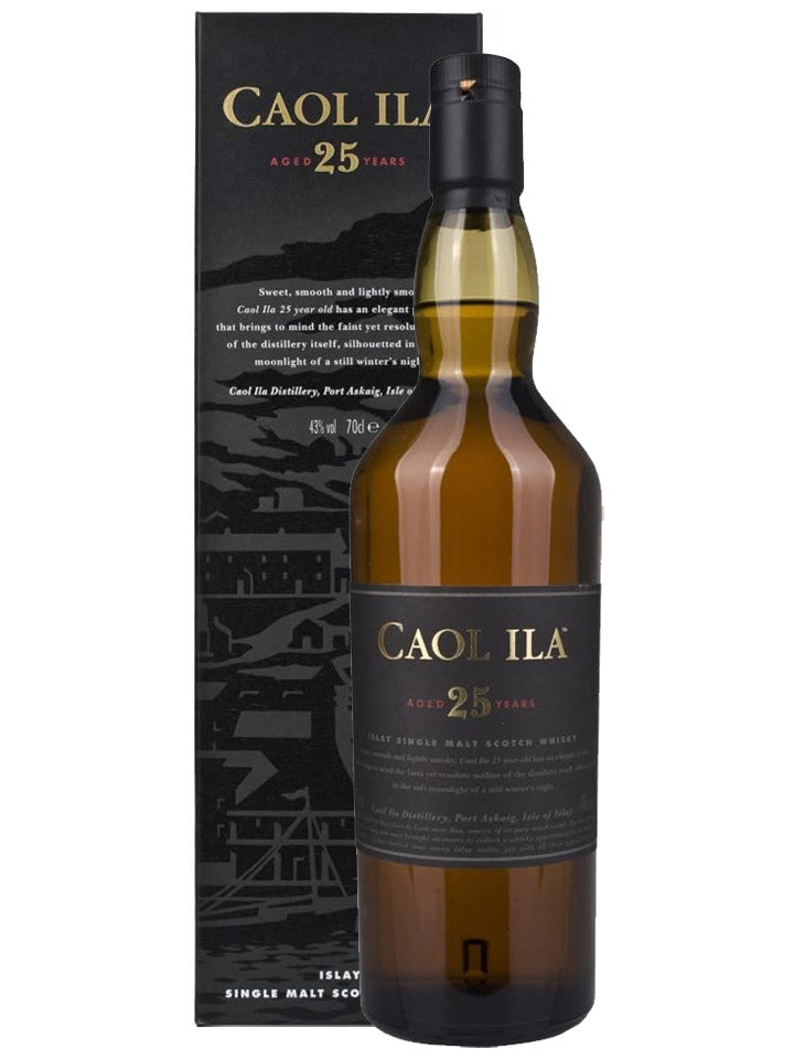 Caol Ila 25 Year Old Islay Single Malt Scotch Whisky 700mL