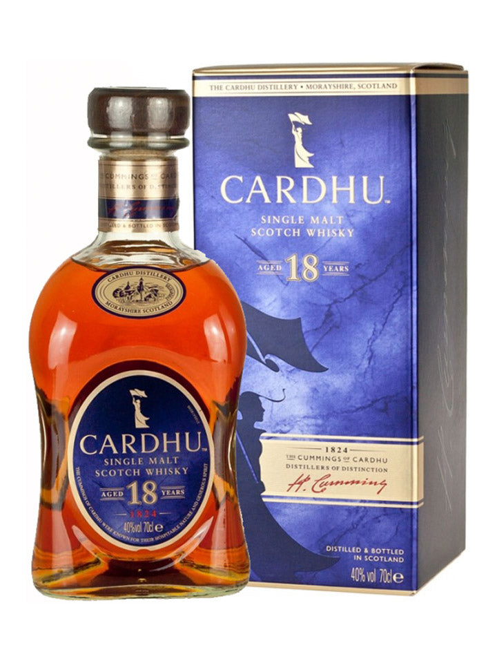 Cardhu 18 Year Old Blue Gift Box Single Malt Scotch Whisky 700mL